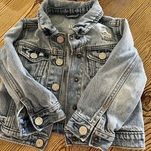 Babygap toddler girls jean jacket worn twice.